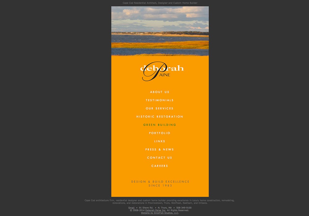 Deborah Paine: A Maine Website Design by SlickFish Studios
