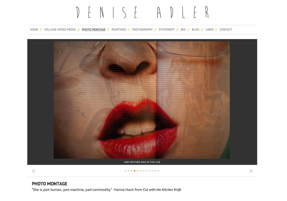 Denise Adler: A Maine Website Design by SlickFish Studios