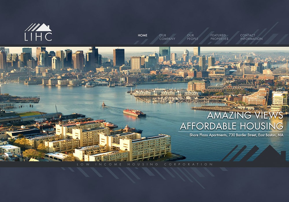 LIHC: Low Income Housing Corporation, A Maine Website Design by SlickFish Studios