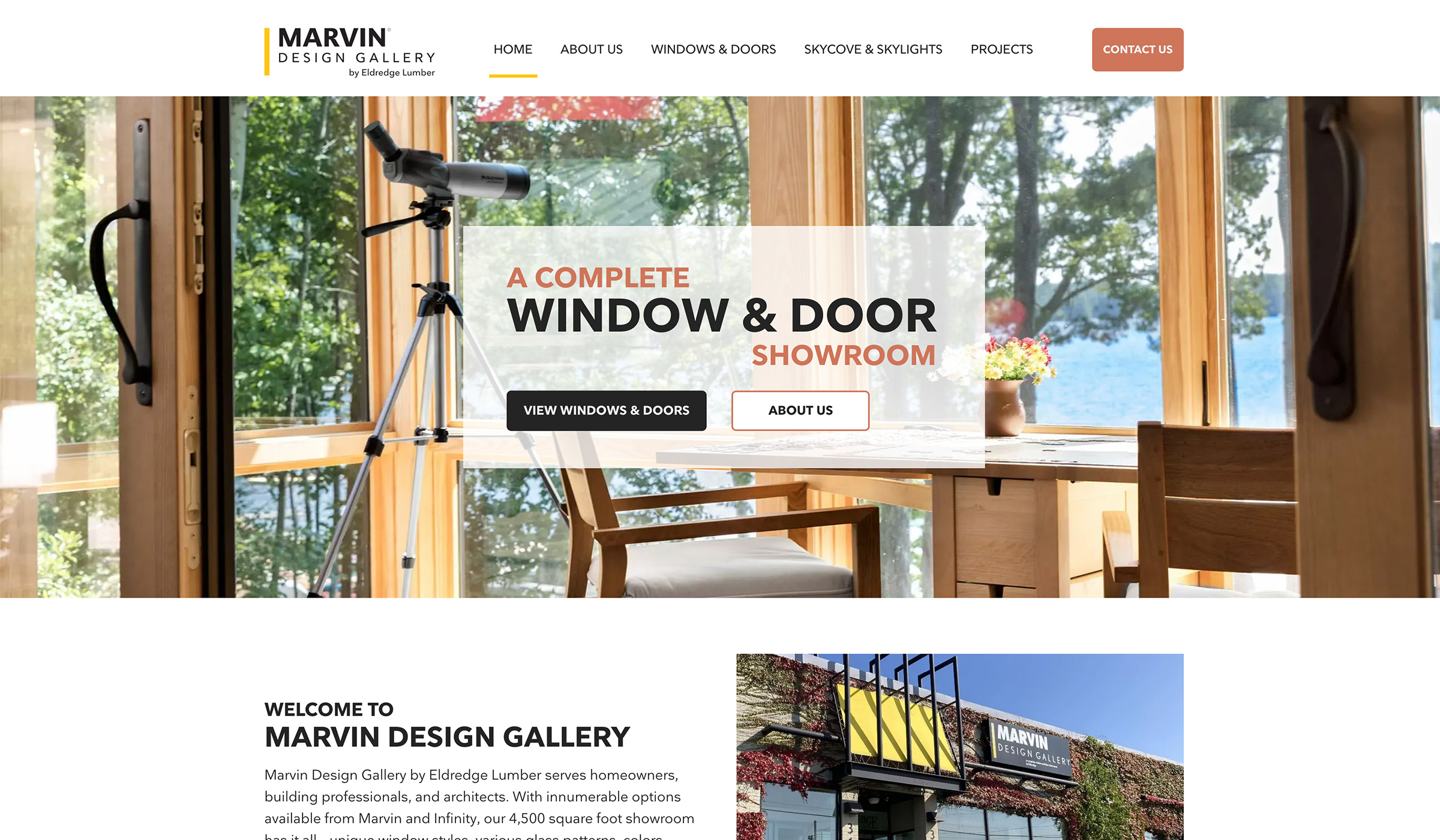 Marvin Design Gallery by Eldredge Lumber Website by SlickFish Studios